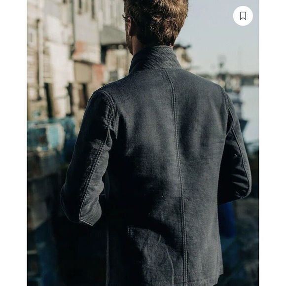 Taylor Stitch The Emerson Jacket Blazer In Navy  Double Cloth 40 M NEW Huckberry - Picture 9 of 14